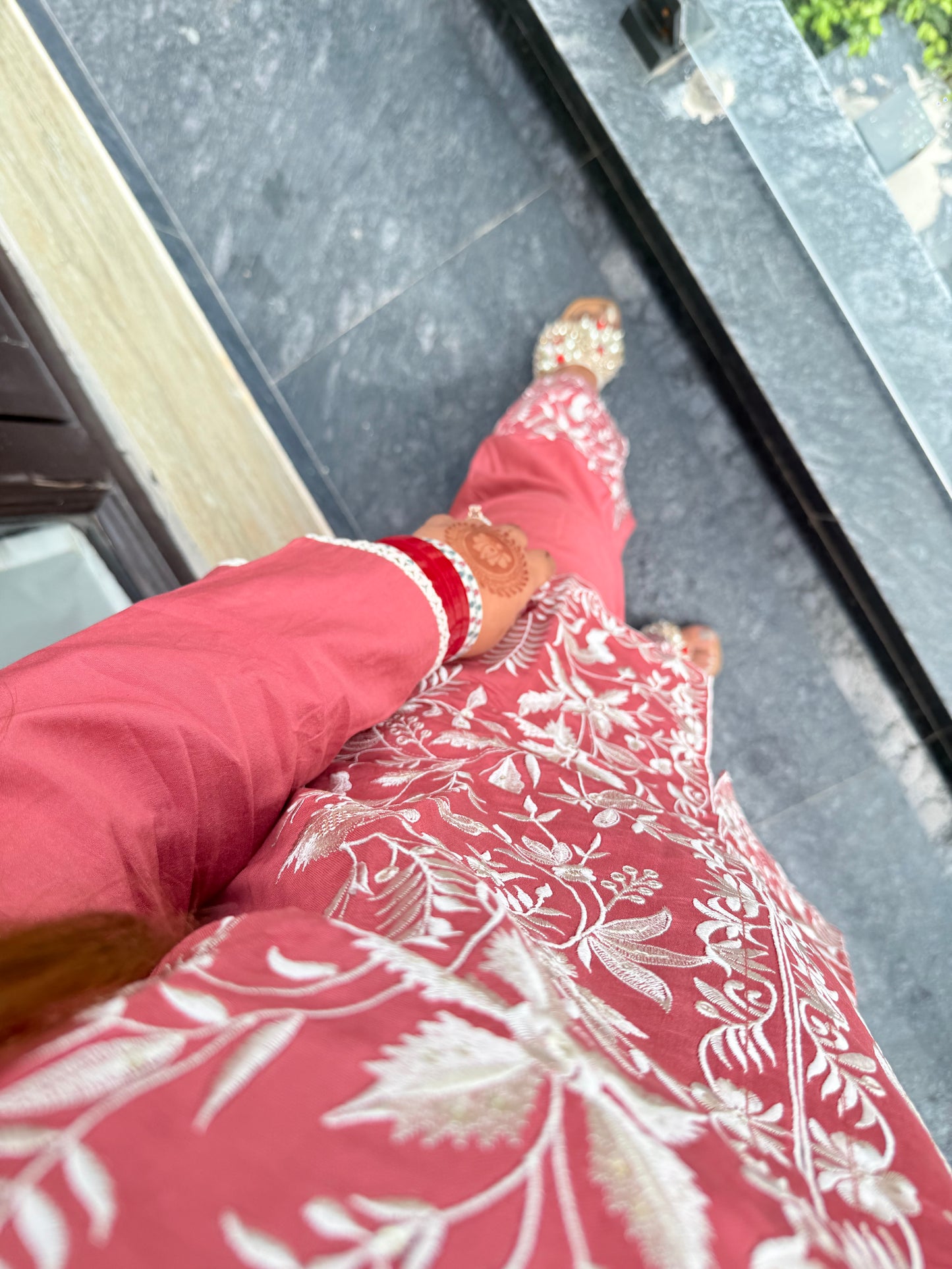 Embroidered Casual Co-ord Set