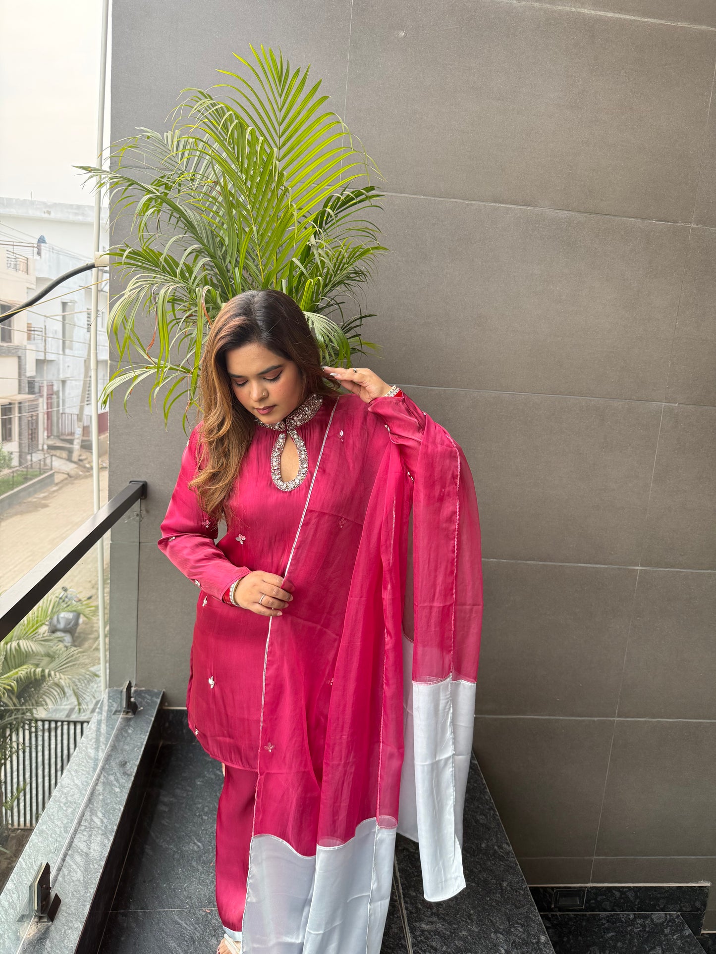 Regal Rose Premium Handwork Designer Suit