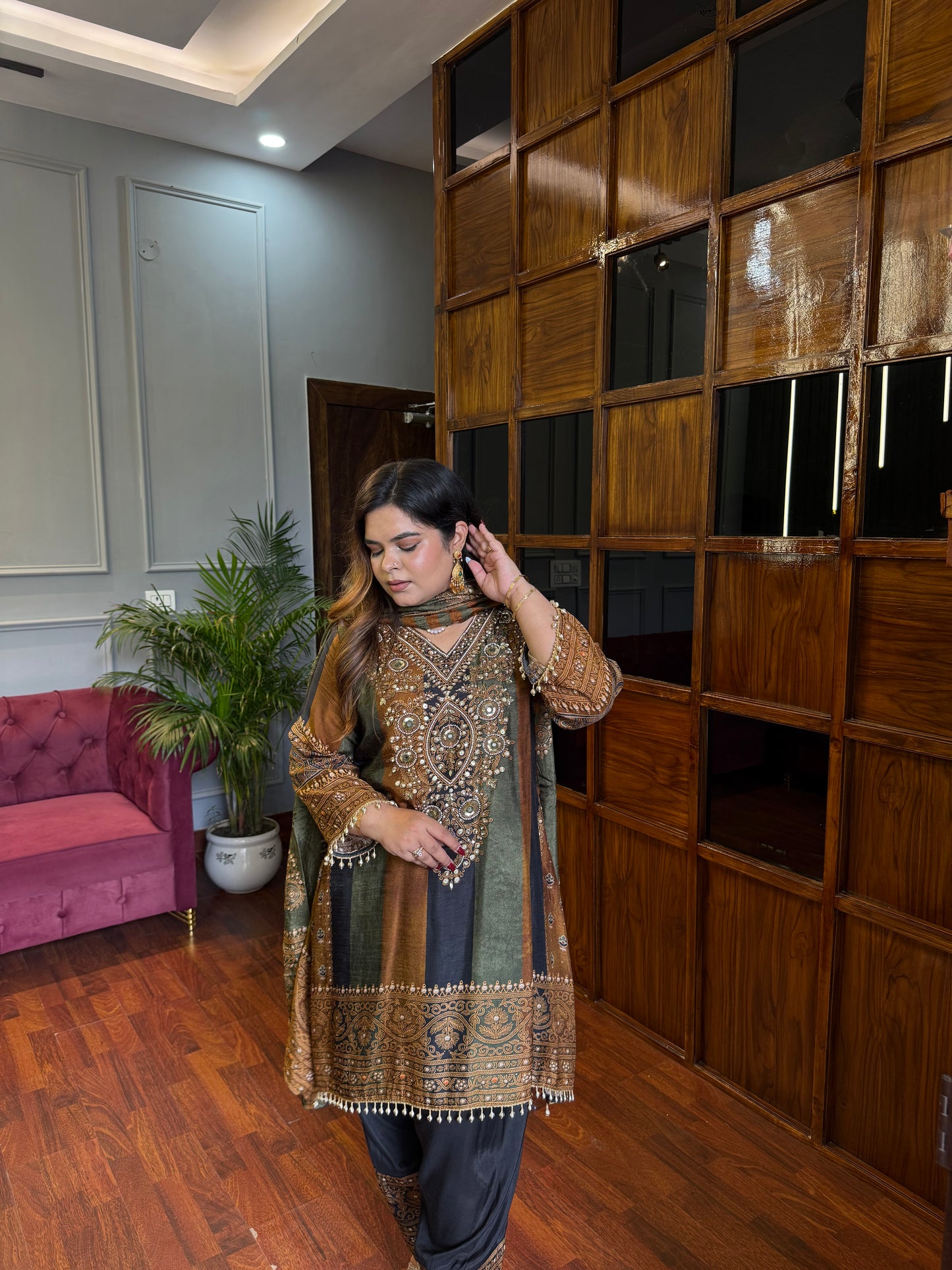 Khubsurat A-line Suit with Salwar ✨