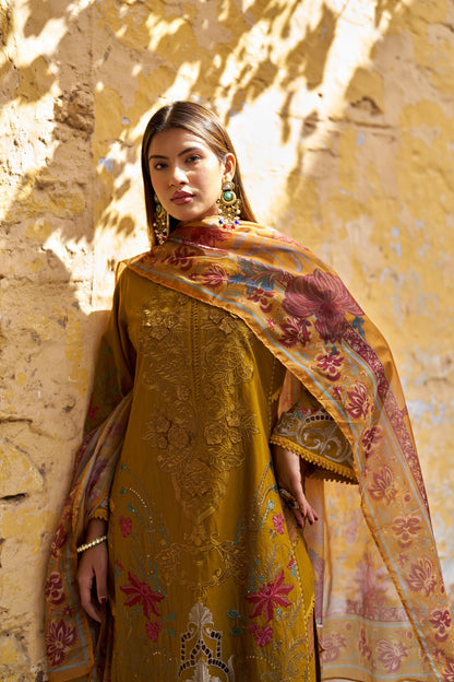 Pakistani Cutwork Designer Suit in Cotton