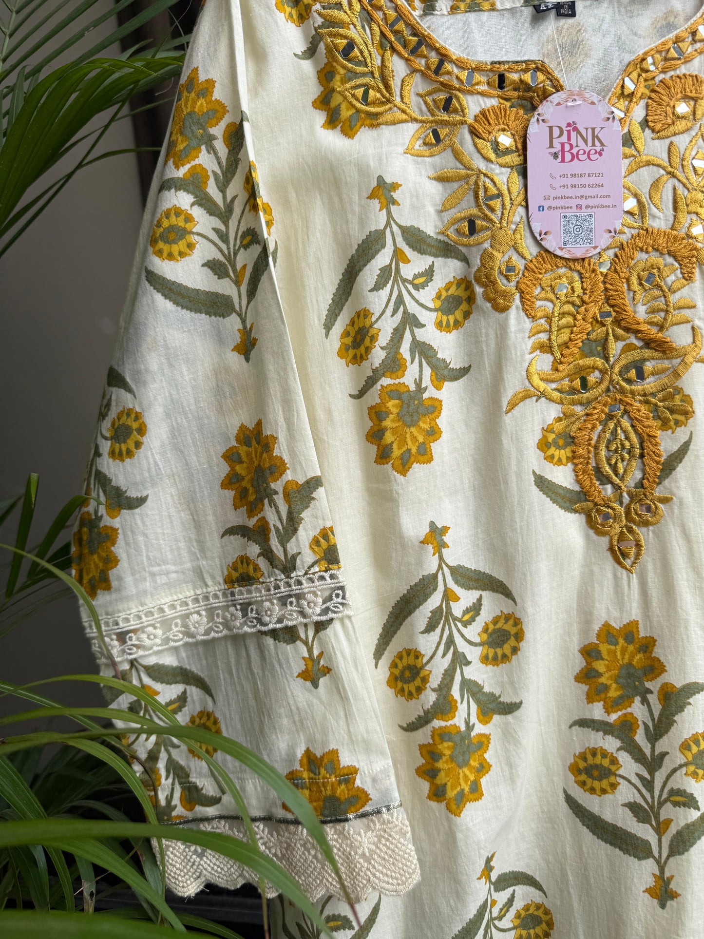 Handblock Printed Pure Cotton Farshi Salwar Suit ✨🌸