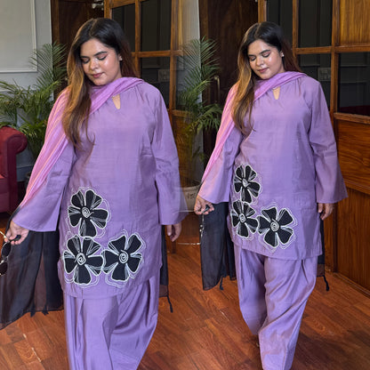 Appliqué Work Farshi Suit