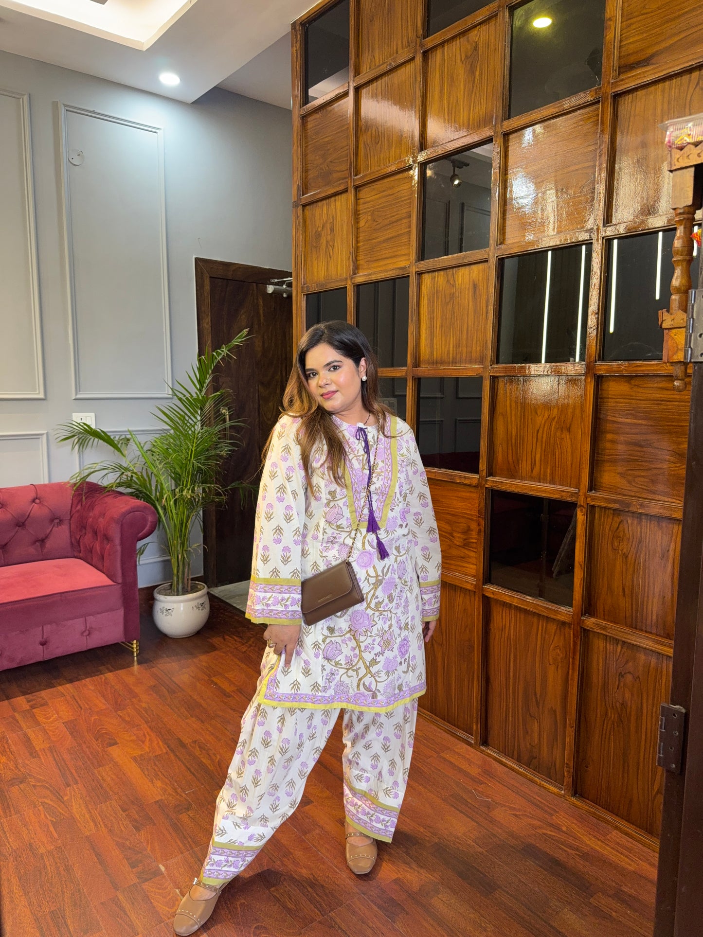 Farshi Salwar Pure Cotton Printed Co-ord (best seller)