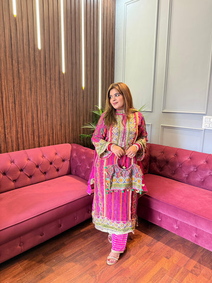 Designer Bestseller Gulabo Crepe Suit with Bag ✨