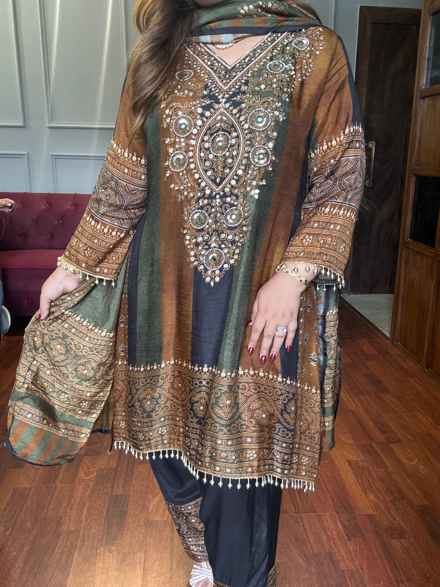Khubsurat A-line Suit with Salwar ✨