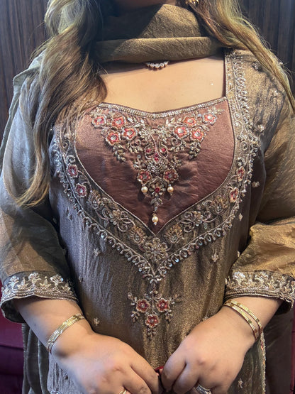Suhana Crushed Tissue Garara Suit ✨