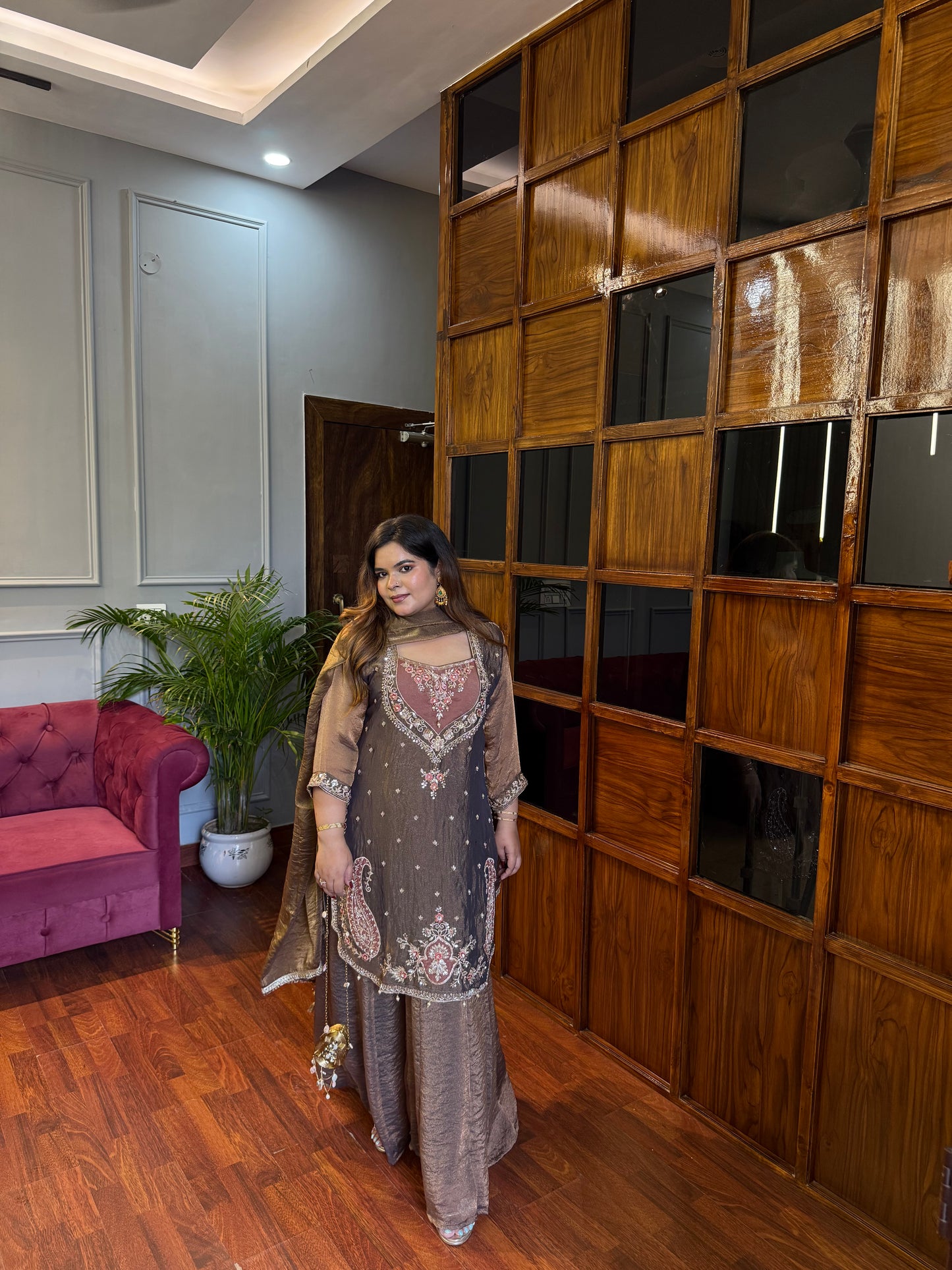 Suhana Crushed Tissue Garara Suit ✨