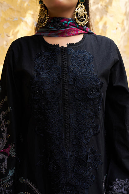 Pakistani Cutwork Designer Suit in Cotton