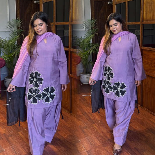 Appliqué Work Farshi Suit