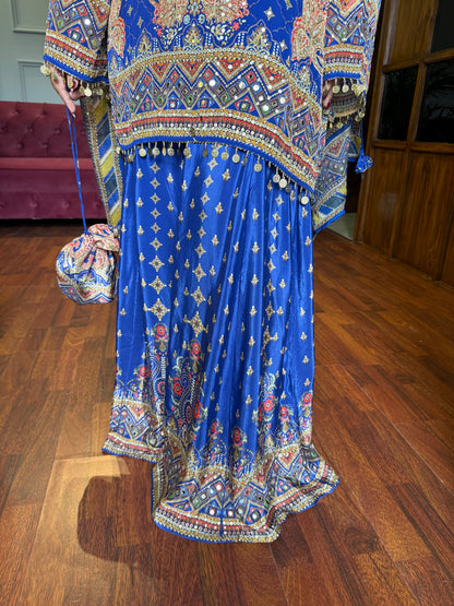 Khwaab Designer Pure Crepe Suit (4 piece set) Prebook(10days)