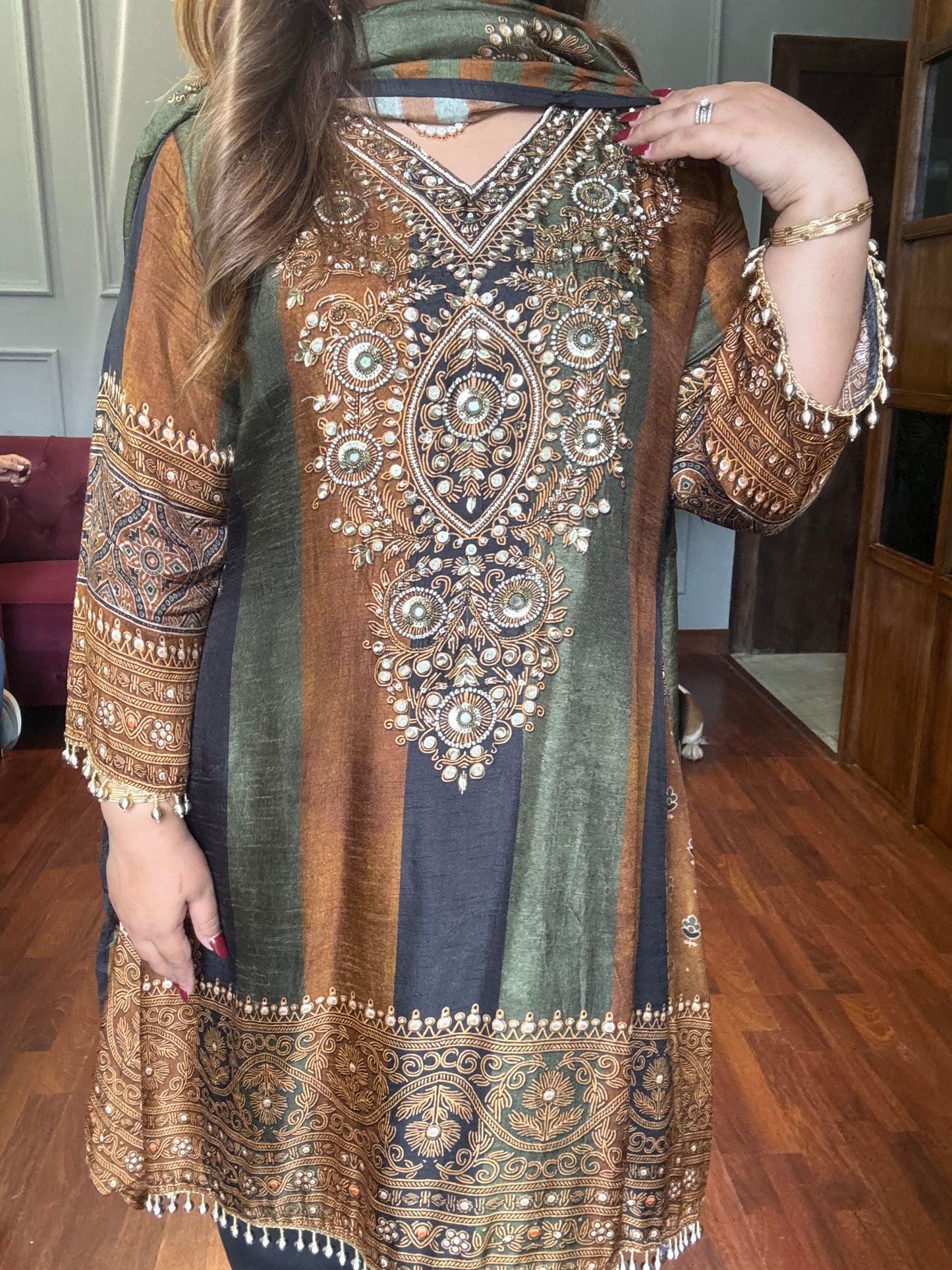 Khubsurat A-line Suit with Salwar ✨
