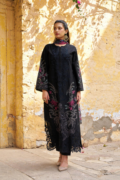 Pakistani Cutwork Designer Suit in Cotton
