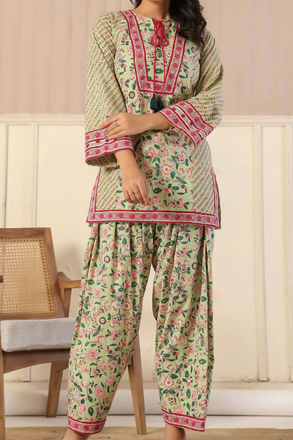 Farshi Salwar In Printed Cotton Fabric 🌻