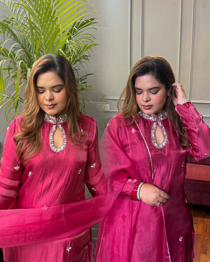 Regal Rose Premium Handwork Designer Suit