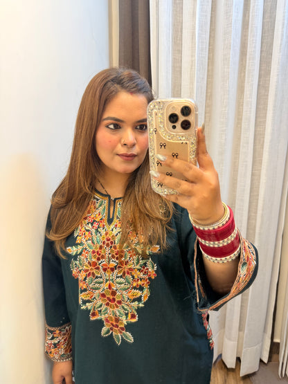 Premium Kashmiri Aari Work Phiran Kurta