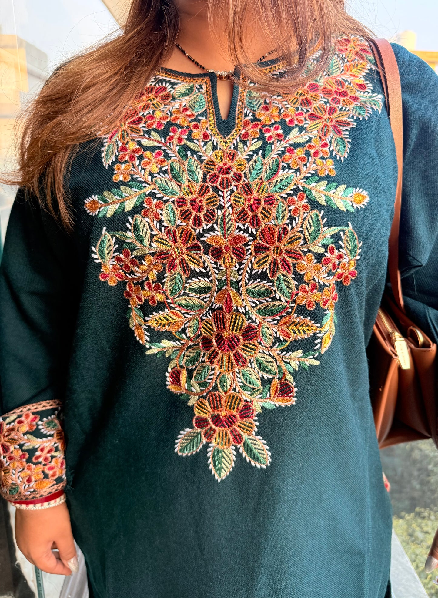 Premium Kashmiri Aari Work Phiran Kurta