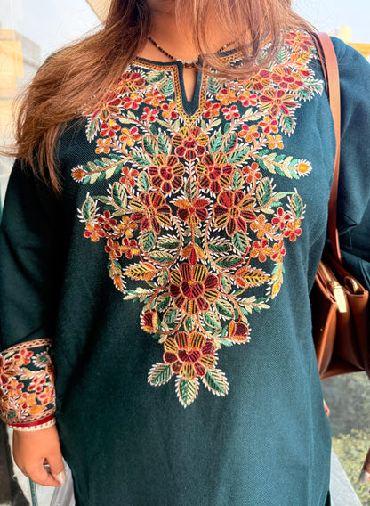 Premium Kashmiri Aari Work Phiran Kurta