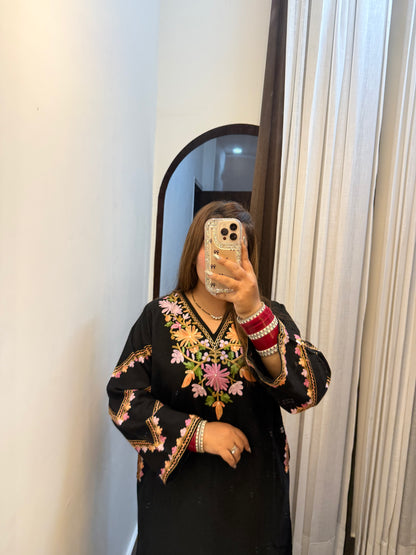 Premium Kashmiri Aari Work Phiran Kurta