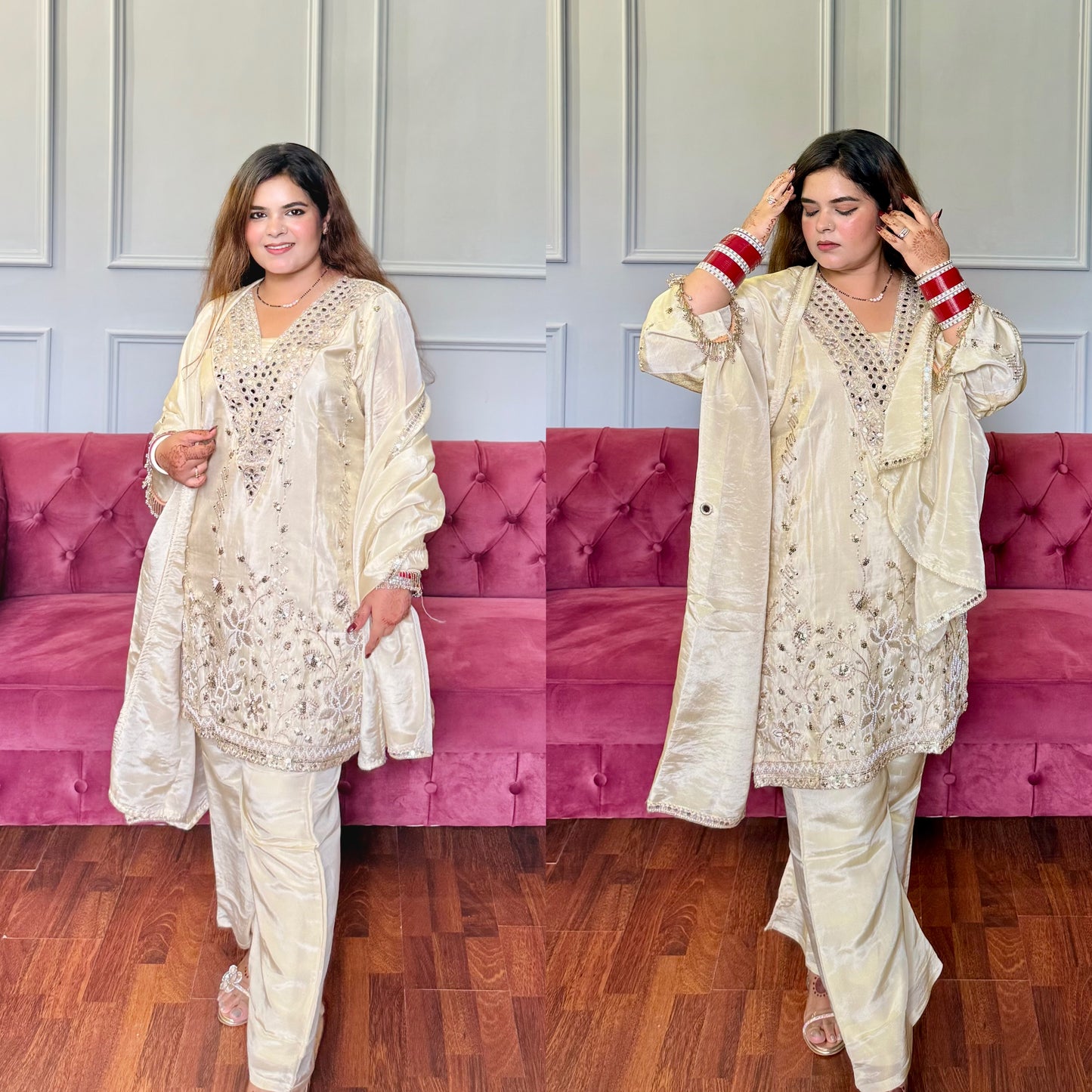 Ivory Mirror Magic Suit