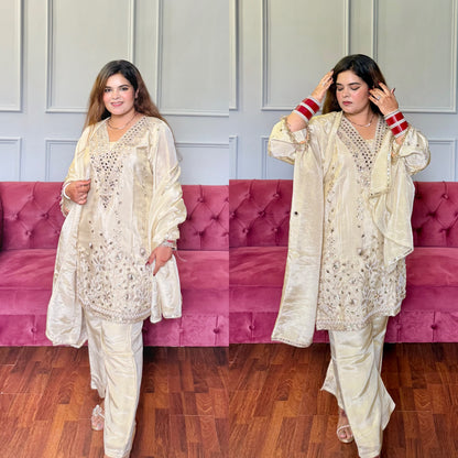 Ivory Mirror Magic Suit