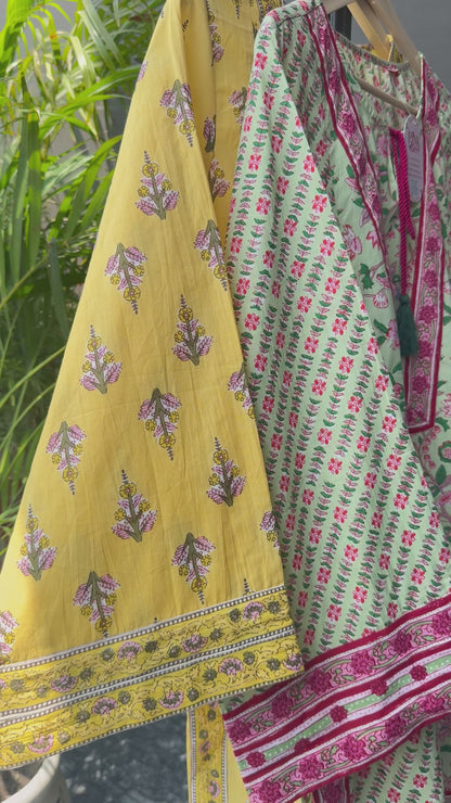 Farshi Salwar In Printed Cotton Fabric 🌻